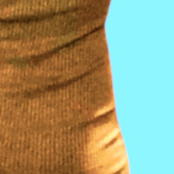 TopShop Ribbed Knee-Length In Beige - Picture 6 of 8